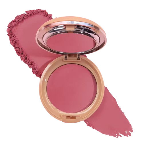 Cosmetics pressed single blush